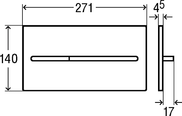 Смывная клавиша для унитазов Viega Visign for More 104 598457 фото 2