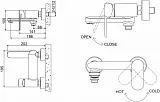 Смеситель Bravat Opal F6125183CP-01-RUS для ванны с душем фото 2