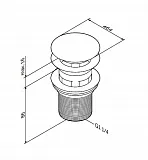 Донный клапан для раковины Am.Pm F0700164 хром фото 2