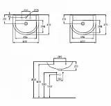 Раковина Ideal Standard Ecco W424001 60 см фото 3