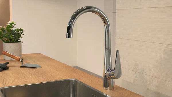 Смеситель Hansgrohe Talis M51 72812000 для кухонной мойки фото 2