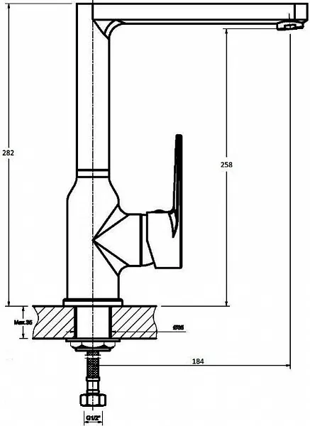 Смеситель Orange Otto M22-000cr для кухонной мойки фото 2