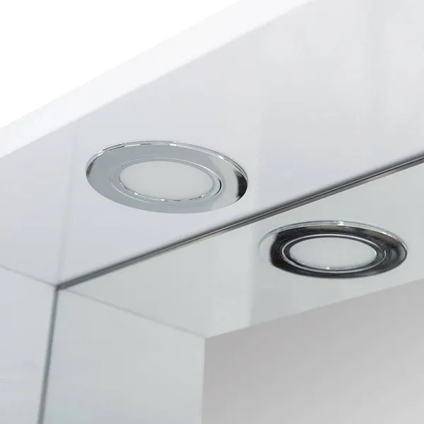 Зеркало-шкаф BelBagno Marino 90x75 MARINO-SPC-900/750-1A-BL-P-L левое с подсветкой фото 12