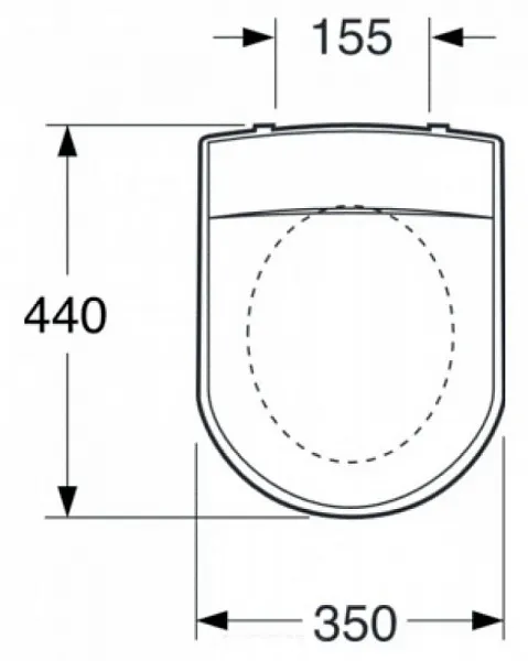 Сиденье для унитазов Gustavsberg Logic с микролифтом 9M11S101 фото 2