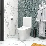 Унитаз-компакт Teymi Jessie W00135 напольный безободковый с микролифтом фото 3