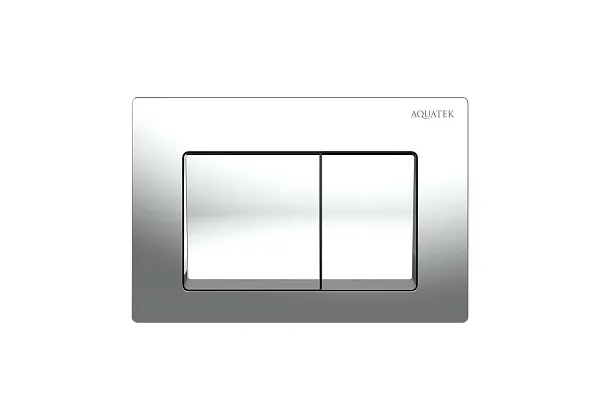 Кнопка смыва Aquatek Small TDI-0000005 хром глянцевая фото 1