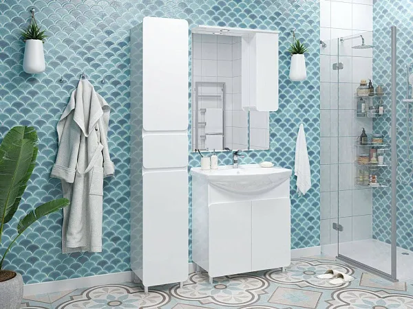 Зеркало Misty Чегет 65x100 П-Чег-02065-01П правое с подсветкой фото 3