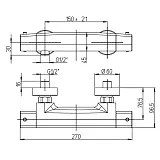Смеситель для душа PAINI Nove 09YO511TH фото 9