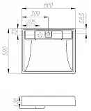 Раковина Акватон Рейн 60 см 1A72103KRW010 фото 4