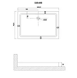 Душевой поддон Niagara Eco NG-P1180-14Q фото 2