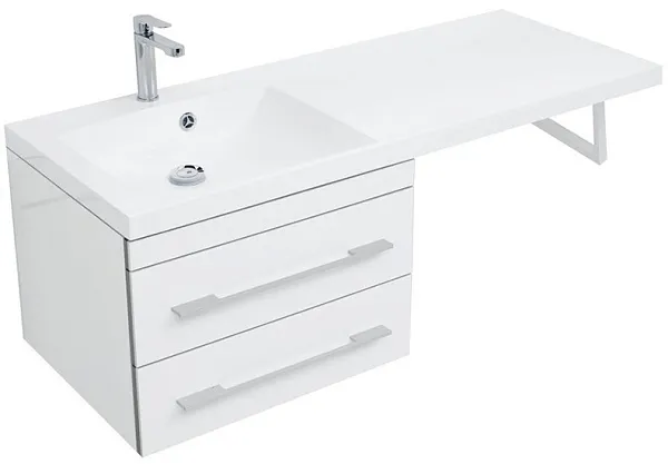 Тумба с раковиной Aquanet Верона 120 239789 подвесная фото 2