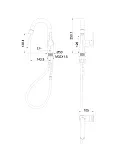Смеситель для раковины Wonzon & Woghand WW-FE01L212-BGG фото 1