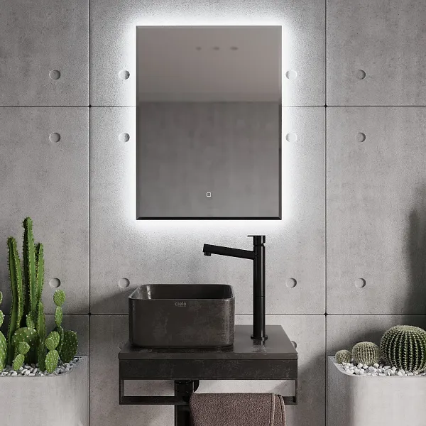 Зеркало Mixline Алмина 80x60 4620001989713 с подсветкой фото 5