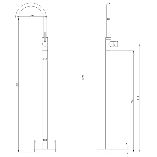 Смеситель для раковины ABBER Wasser Kreis AF8141RG фото 6