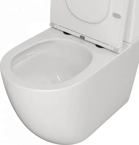 Унитаз-компакт Watersense Milana Vortex W00744 напольный безободковый с микролифтом фото 7