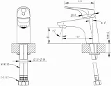 Смеситель Bravat Drop-D F148162C для раковины фото 4