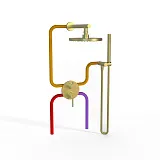 Душевой комплект PAINI Cox 78PJSET26911SH фото 1