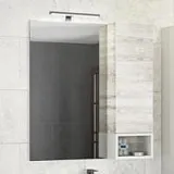 Зеркало Comforty Прага 75x80 00004144199CF правая с полочкой фото 1