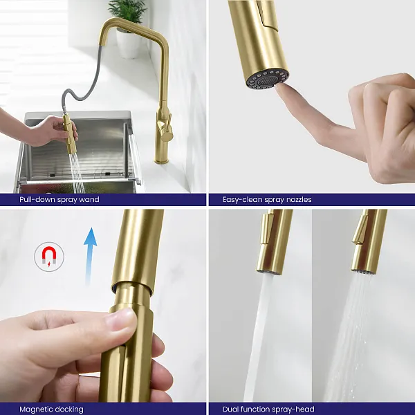 Смеситель для кухонной мойки TIMO Saona 2386/02FL фото 5