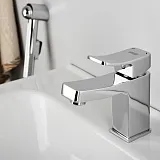 Смеситель WasserKRAFT Aller 1068 для раковины с гигиеническим душем фото 2