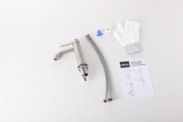 Смеситель для раковины ABBER Wasser Kreis 316 AF8110BST фото 2