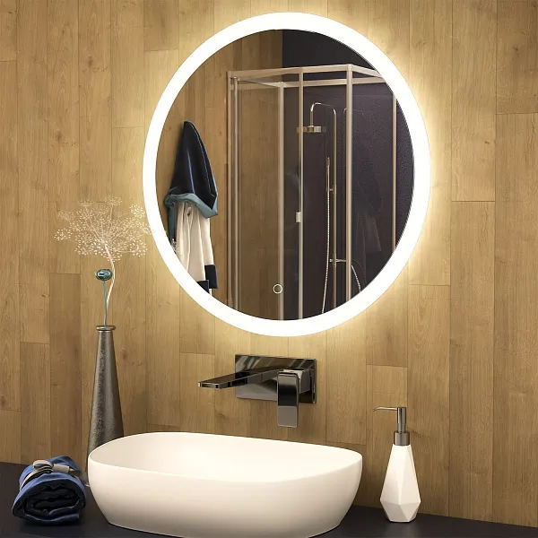 Зеркало Mixline Мия 80x80 4620077041995 с подсветкой фото 1