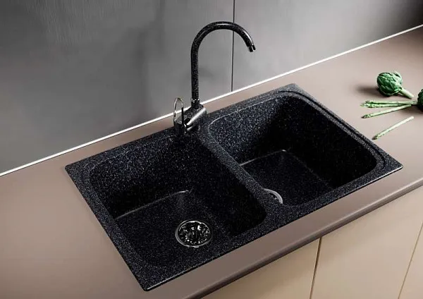 Кухонная мойка Mixline ML-GM23-308 Черная 525186 фото 4