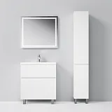 Шкаф-пенал Am.Pm Gem R белый глянец, напольный фото 5