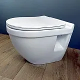 Унитаз подвесной Teymi Nancy Pro W00162 подвесной безободковый с микролифтом фото 11