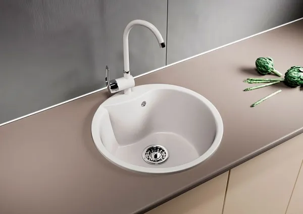 Кухонная мойка Mixline ML-GM12-331 Белая 525083 фото 4