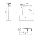 Смеситель Lemark Bronx LM3709BL для раковины фото 2