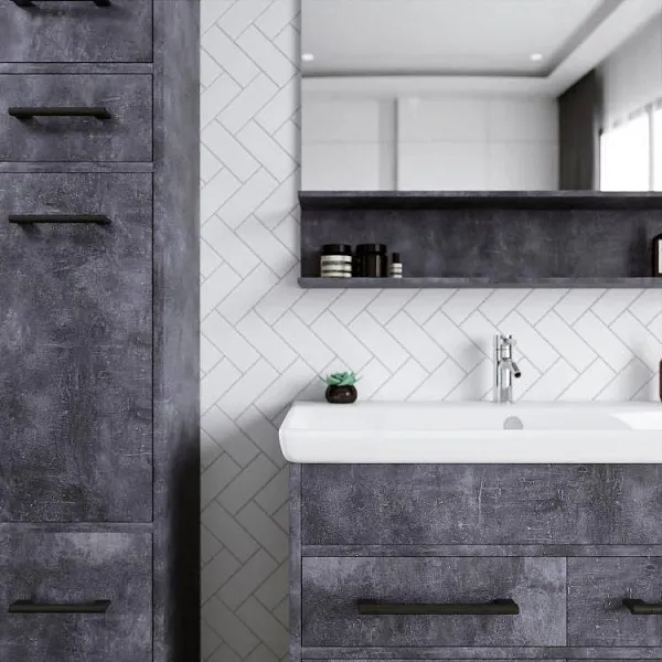 Зеркало Бриклаер Чили 90x89 4627125415180 с полочкой и подсветкой фото 2