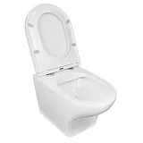 Унитаз Azario Porta AZ-0064 подвесной безободковый с сиденьем микролифт фото 3