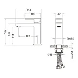 Смеситель для раковины TIMO Selene 2061/16F фото 2
