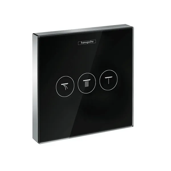 Переключатель потоков Hansgrohe ShowerSelect Trio/Quattro 15736600 на 3 потребителя фото 1