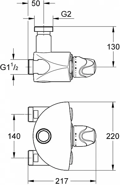Термостат Grohe Grohtherm XL 35087000 для душа фото 4