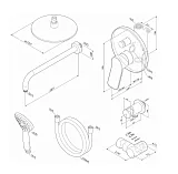 Душевой комплект Am.Pm X-Joy FB85A1RH02 со встраиваемым смесителем фото 2