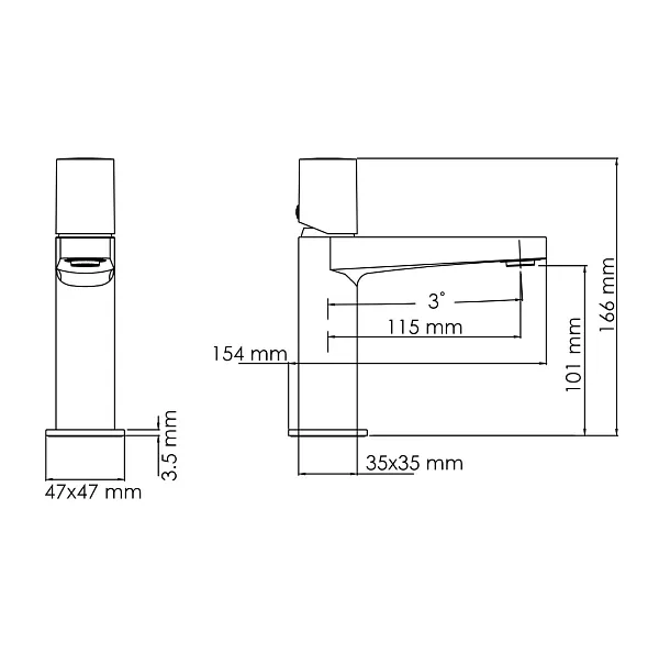 Смеситель WasserKRAFT Naab 8603 для раковины фото 6