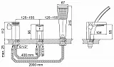 Смеситель D&K Berlin Freie DA1434201 на борт ванны фото 2