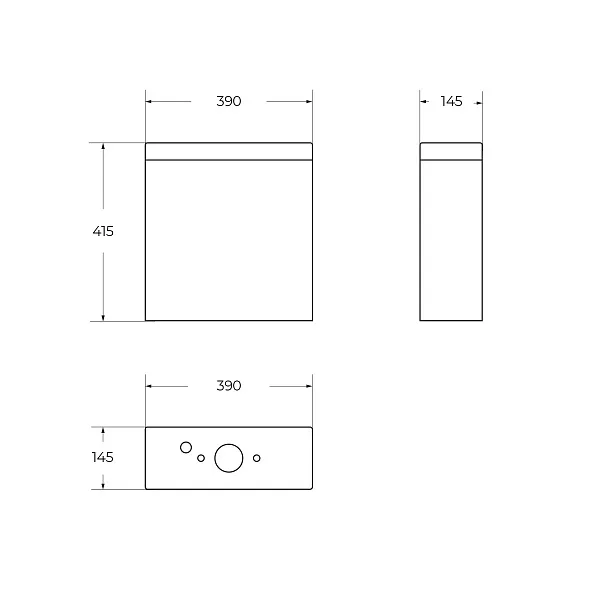 Бачок BelBagno Sfera-R BB2141T фото 3