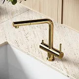 Смеситель для кухонной мойки Sancos Spin SC4015ZG фото 7