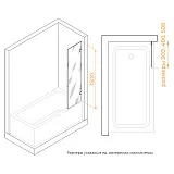 Шторка в ванну RGW Screens 3511056250-11 фото 3