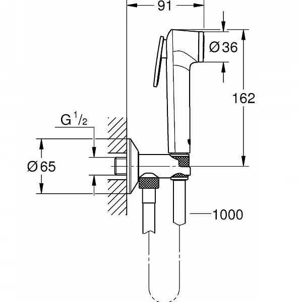 Гигиенический душ Grohe Tempesta-F 26358000 фото 2