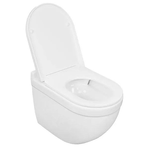 Унитаз Azario Fora AZ-0017-UQ1 подвесной безободковый с сиденьем микролифт фото 3