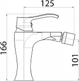 Смеситель BelBagno Trula TRU-BD-CRM для биде фото 2