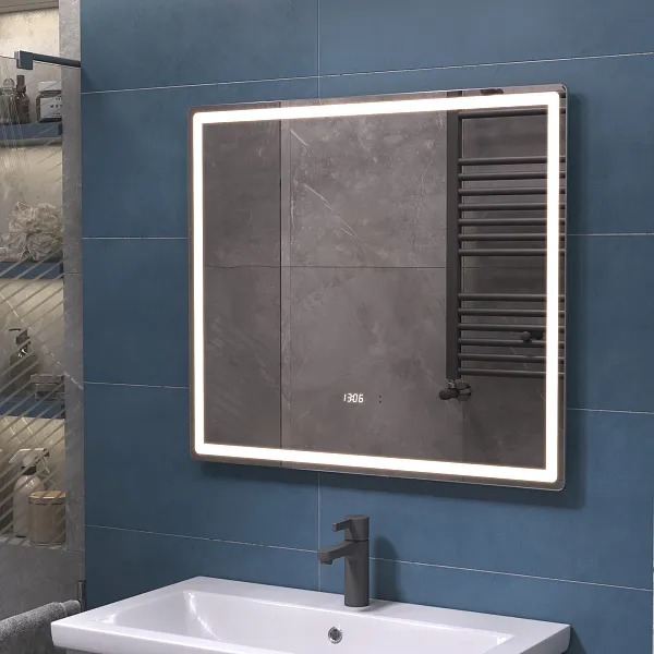 Зеркало Vigo Geometry Luxe 70x79,40 4630297361780 с подсветкой фото 6