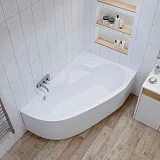 Акриловая ванна Lavinia Boho Bell Pro 170x110 3702170L левая фото 3