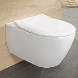 Унитаз Villeroy & Boch Subway 2.0 Plus 5614 R2R1 подвесной безободковый с микролифтом фото 2