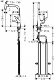 Смеситель Hansgrohe Talis Select M51 73853000 для кухонной мойки фото 2
