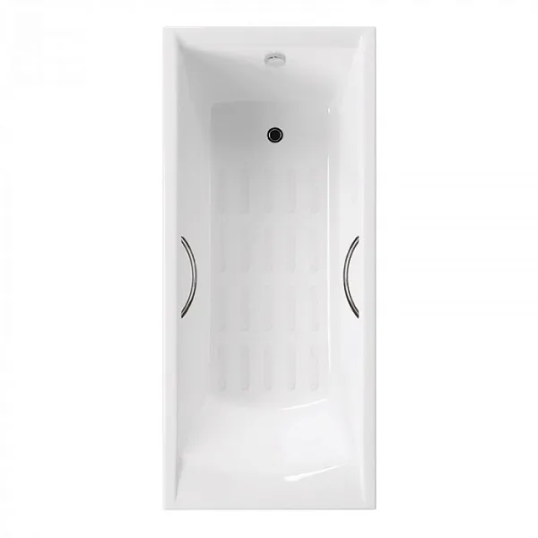 Ванна чугунная Delice Prestige 180x75 DLR230601R-AS с отверстиями под ручки и антискользящим покрытием фото 1